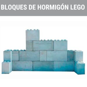 BLOQUES DE HORMIGÓN TIPO LEGO